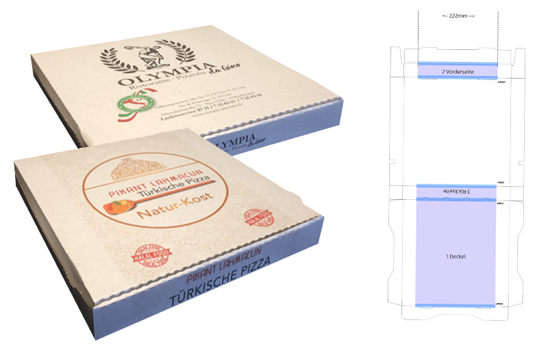 Pizzakarton 4c Digidruck