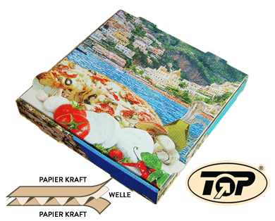 Pizzakarton Premium 28x28x4,5cm