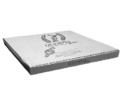 Pizzakarton 40x40x4cm Logo 1c